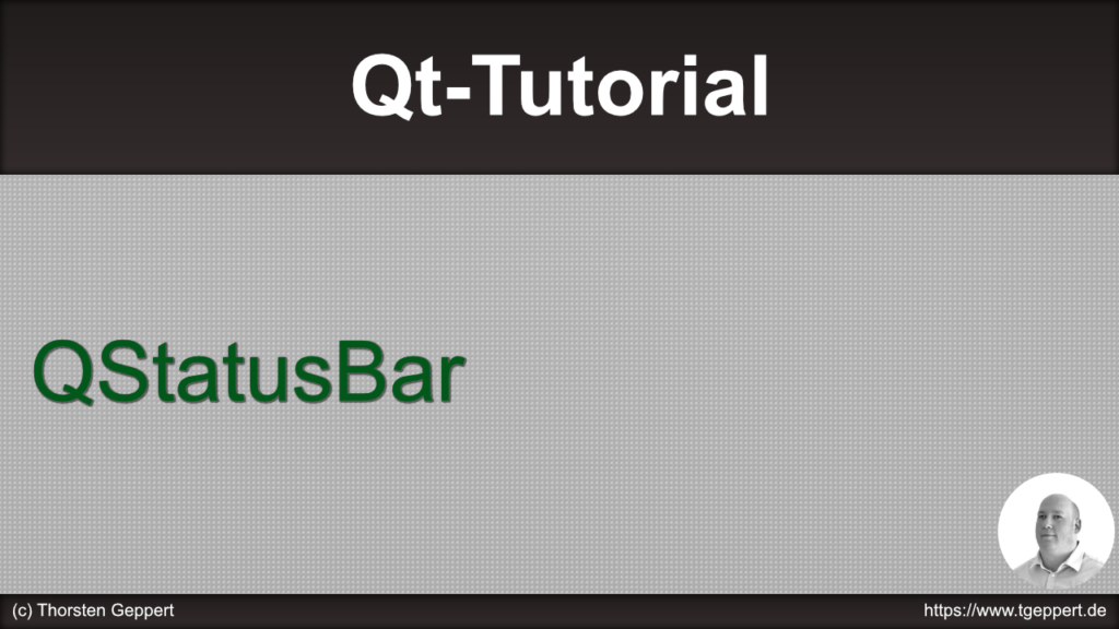 QStatusBar