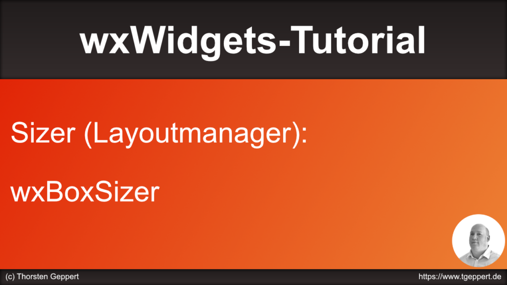 Sizer (Layoutmanager): wxBoxSizer